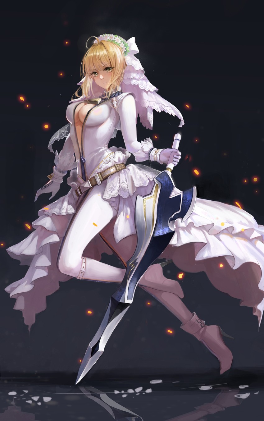nero claudius (fate and 3 more) drawn by kirbyheimi