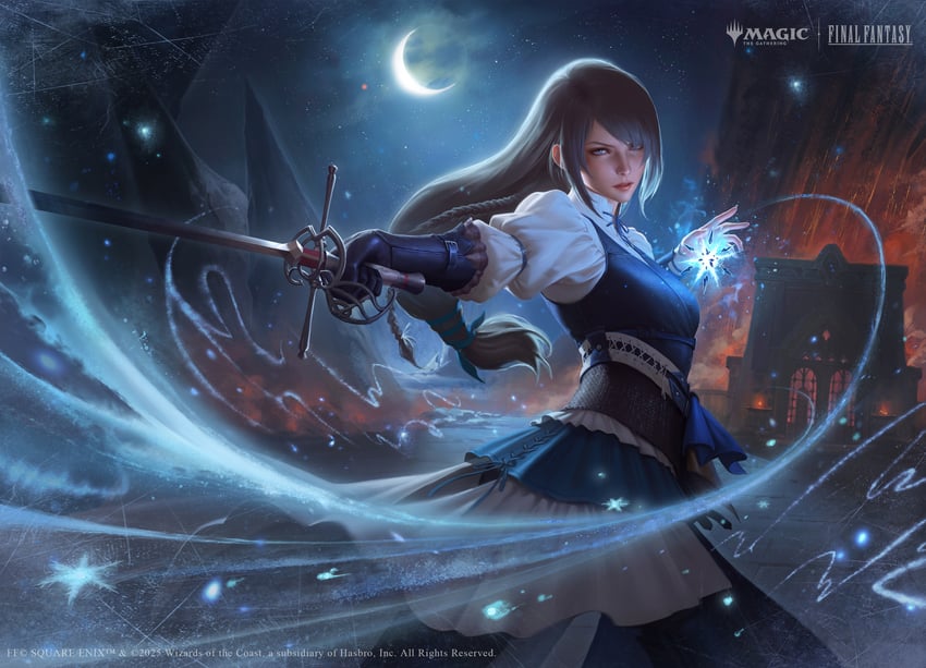 jill warrick (final fantasy and 2 more) drawn by arif_wijaya