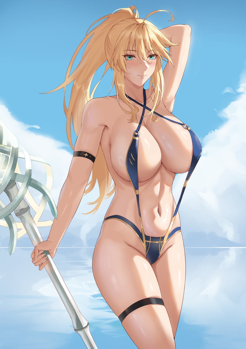artoria pendragon (fate and 1 more) drawn by freed_turing