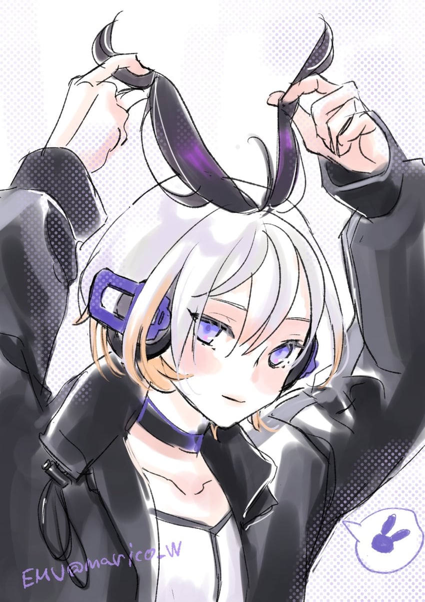 flower and ci flower (vocaloid and 1 more) drawn by emu_(marico_w)