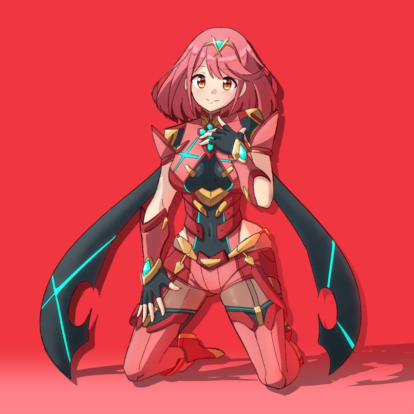pyra (xenoblade chronicles and 1 more) drawn by reoaubian