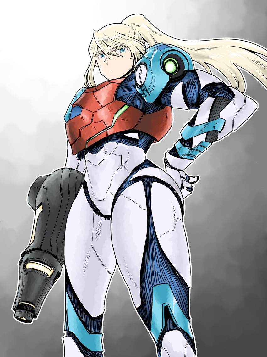 samus aran (metroid and 1 more) drawn by tsunamino_yuu