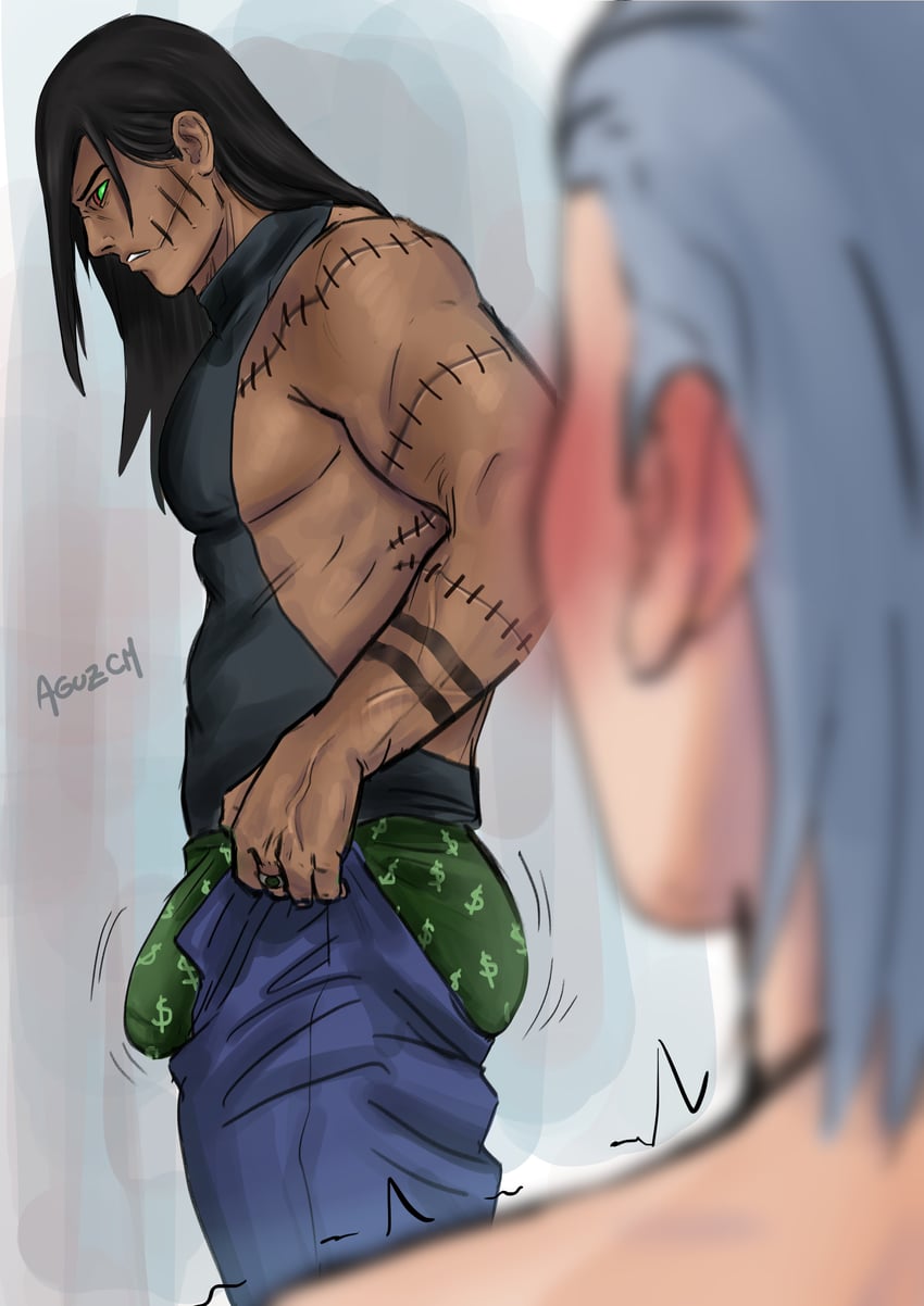 hidan and kakuzu (naruto and 1 more) drawn by aguzcm