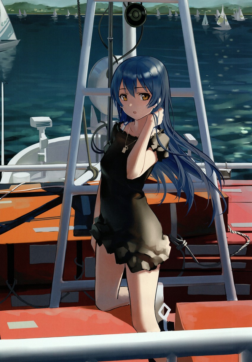 sonoda umi (love live! and 1 more) drawn by huanxiang_heitu