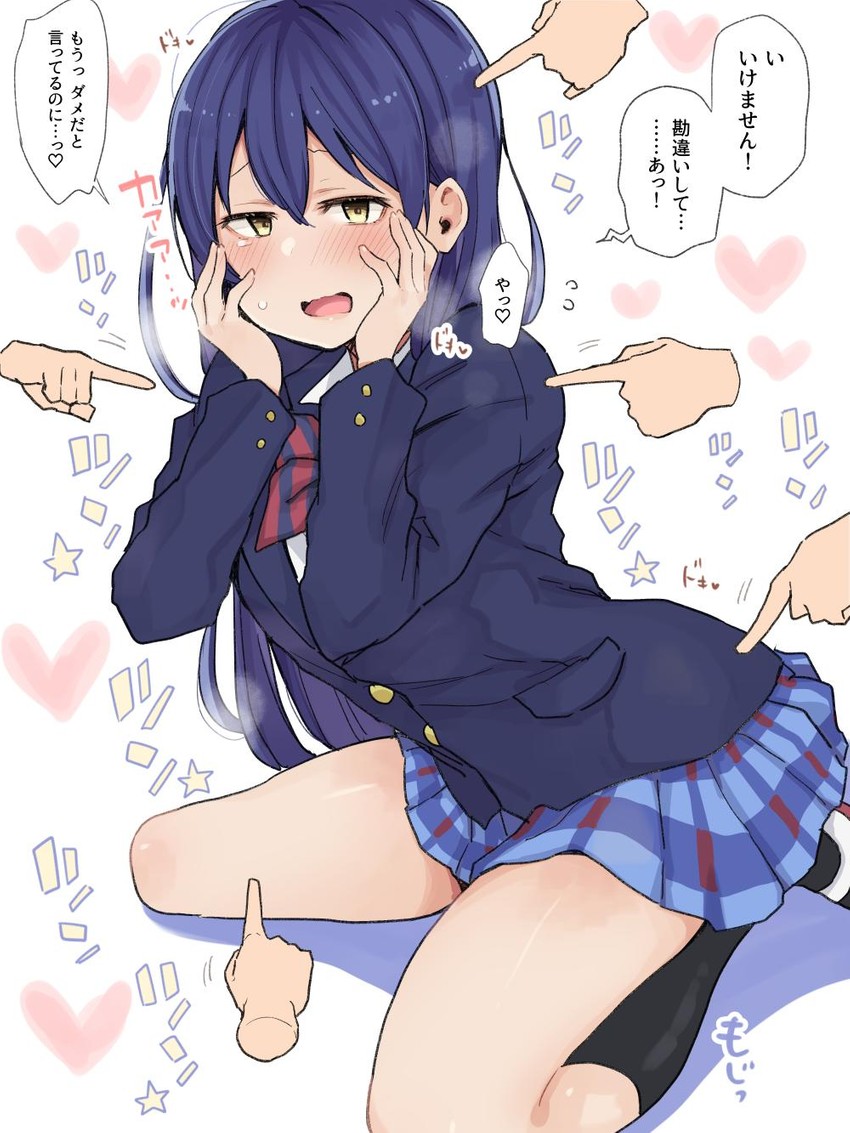 sonoda umi (love live! and 1 more) drawn by indo_curry