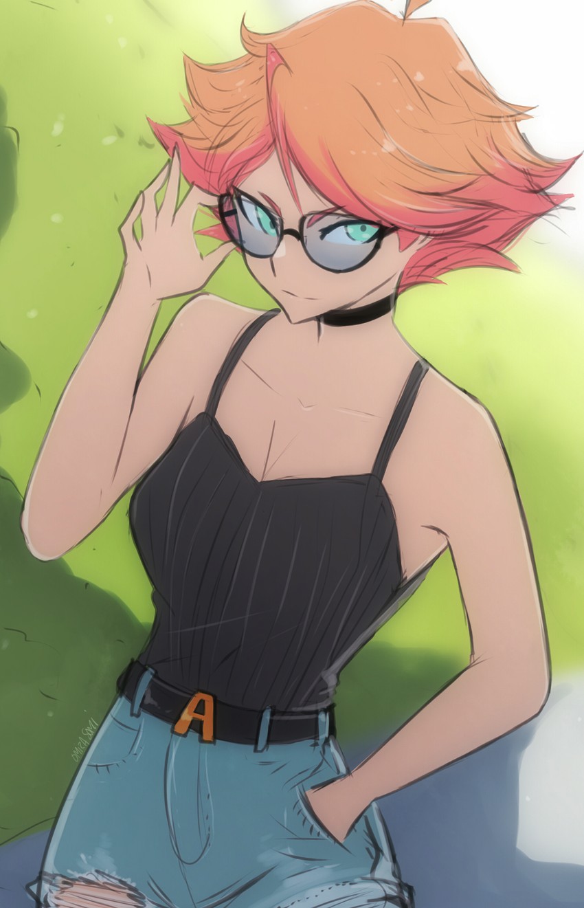 amanda o'neill (little witch academia) drawn by omiza_somi
