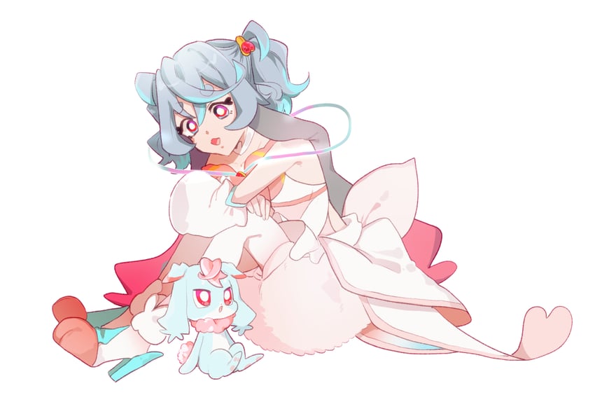 preme, puca, and cure puca (precure and 2 more) drawn by shutou_(pv55508)