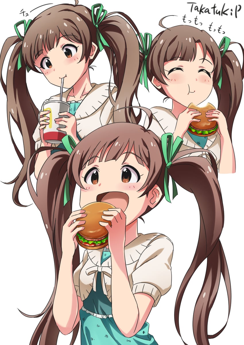 hakozaki serika (idolmaster and 2 more) drawn by takatsuki_p