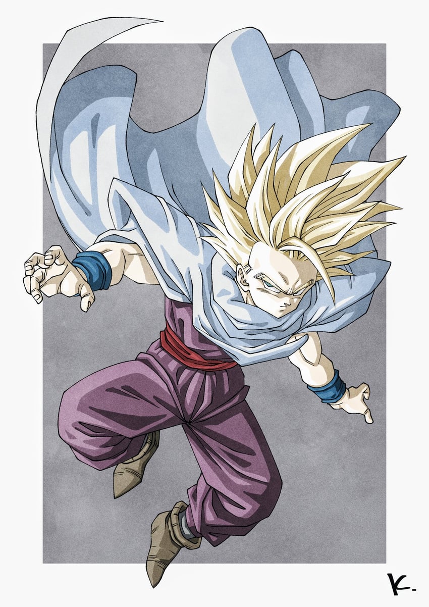 son gohan (dragon ball and 1 more) drawn by kakeru_(dbskakeru)