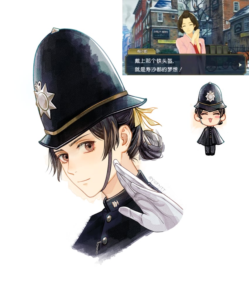 susato mikotoba (ace attorney and 1 more) drawn by kaze_(yznyttdgs)