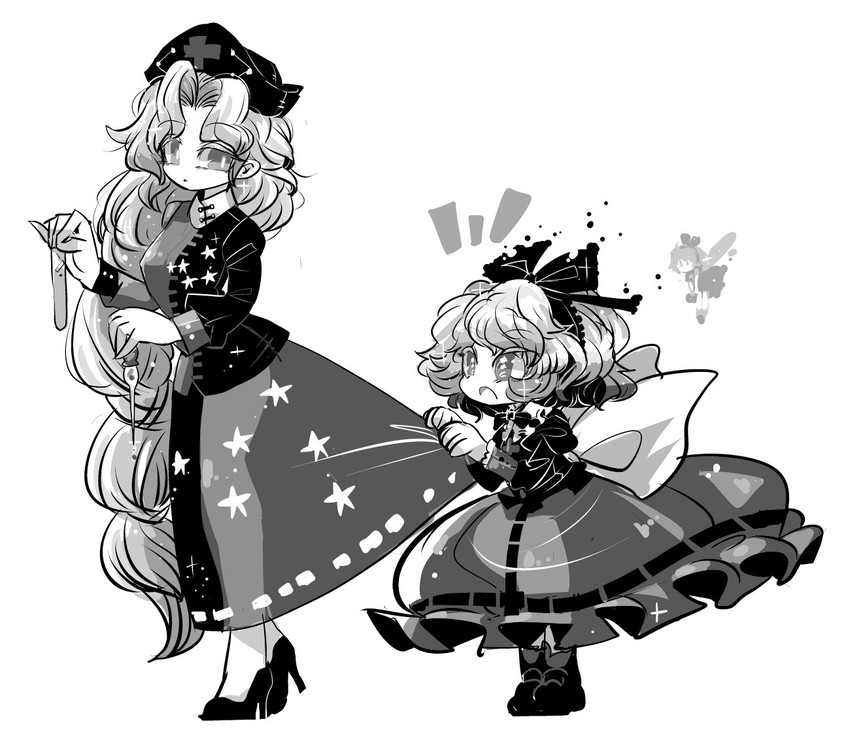 yagokoro eirin, medicine melancholy, and su-san (touhou) drawn by yt_(wai-tei)