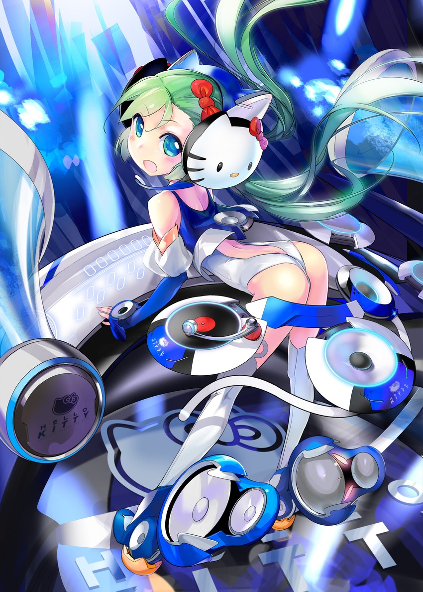 hello kitty (sanrio and 2 more) drawn by zeco