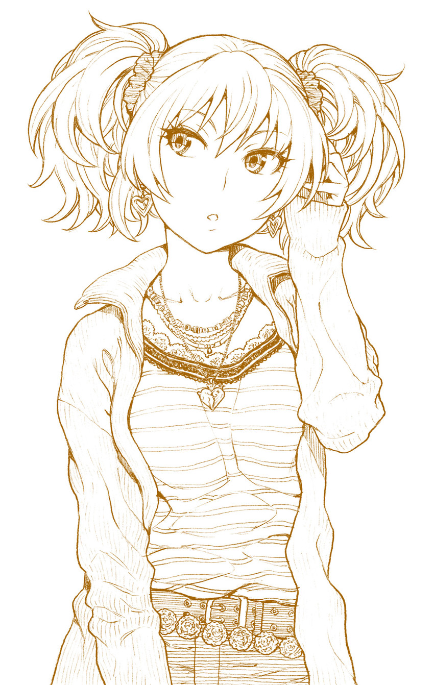 jougasaki mika (idolmaster and 1 more) drawn by hijiri_rei