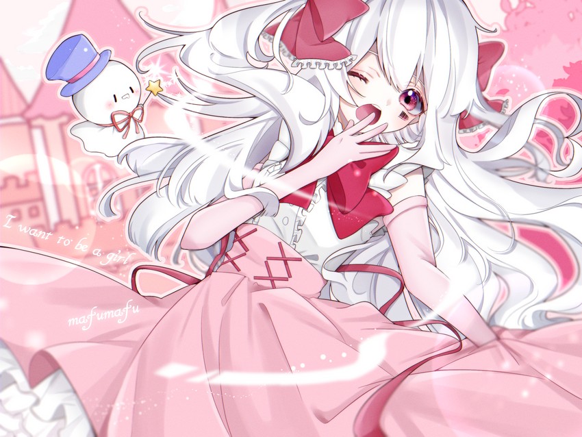 mafumafu and manun-chan (indie utaite) drawn by mochita_sei
