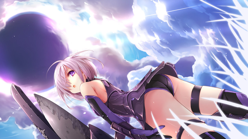mash kyrielight (fate and 1 more) drawn by yoco_n