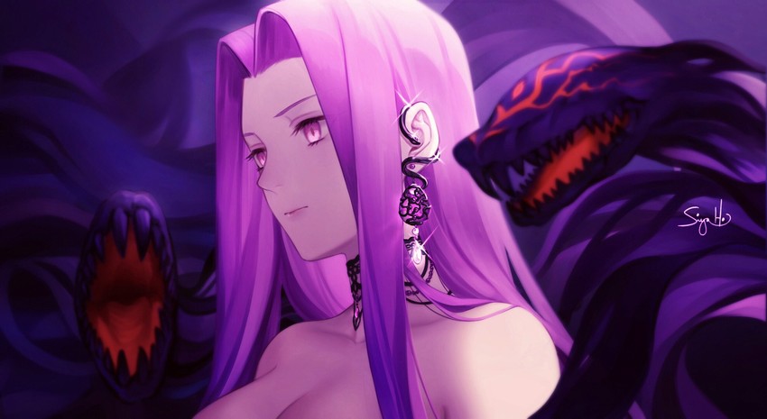 medusa and gorgon (fate and 1 more) drawn by siya_ho