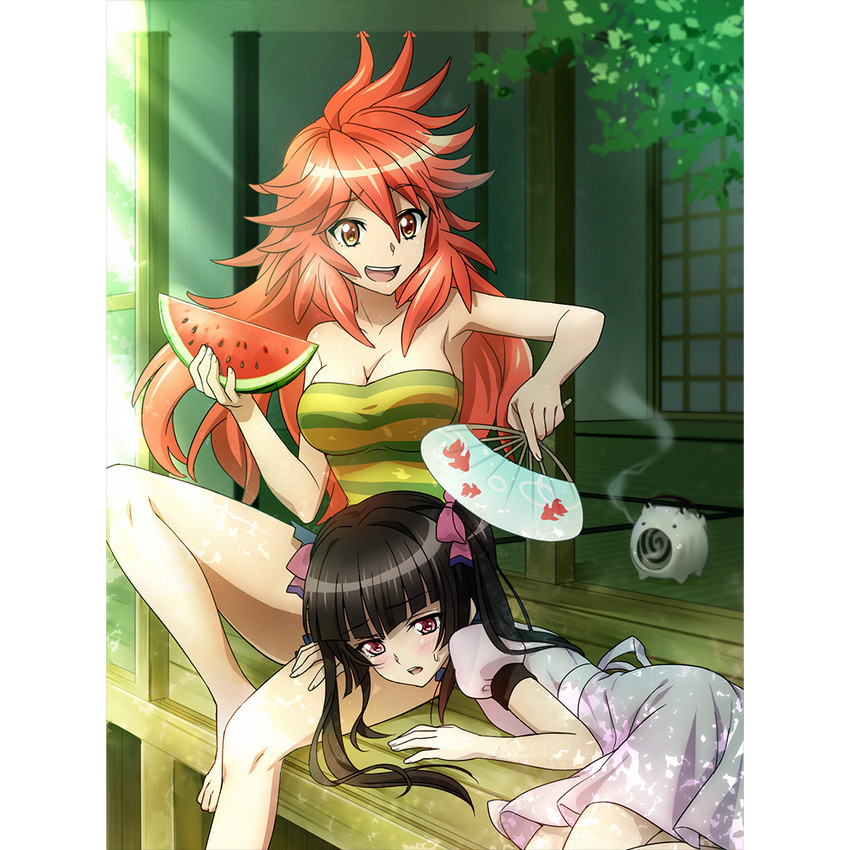 tsukuyomi shirabe and amou kanade (senki zesshou symphogear and 1 more)