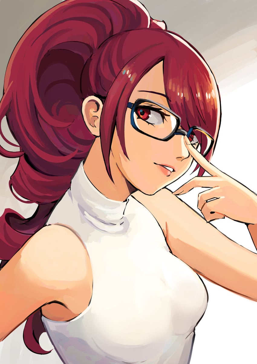 kirijou mitsuru (persona and 1 more) drawn by kuki_tan