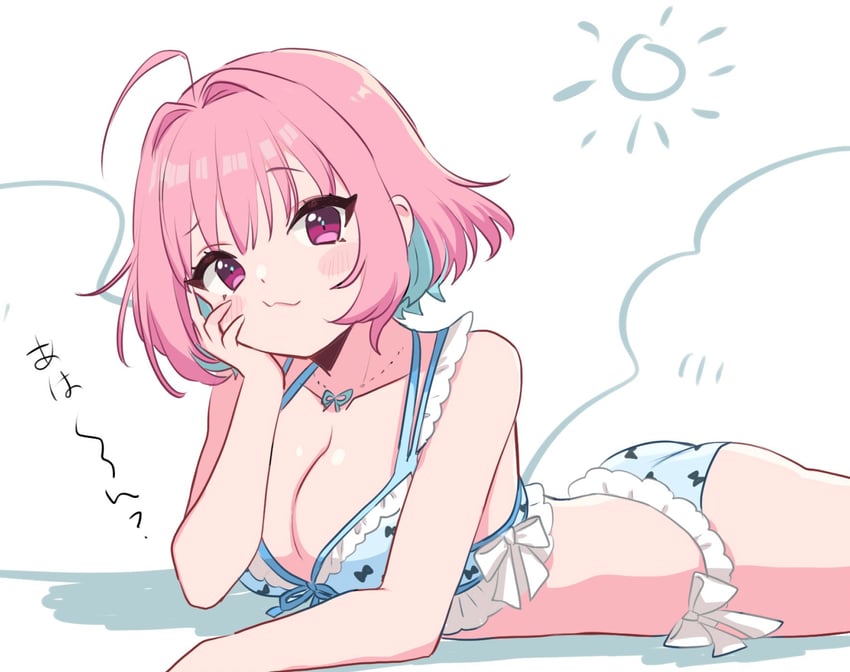 yumemi riamu (idolmaster and 1 more) drawn by sukoyaka_(100hituzi)