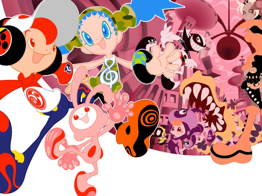 amp, yusa, spica, ranke, iyamy, and 3 more (cool cool toon) drawn by gyoubu_ippei