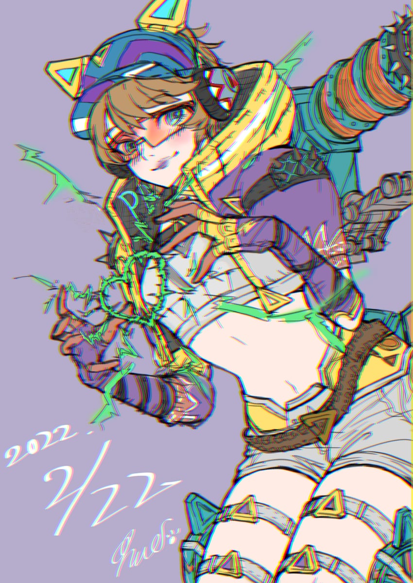 wattson and thunder kitty wattson (apex legends) drawn by hyuu_(sing-dog)