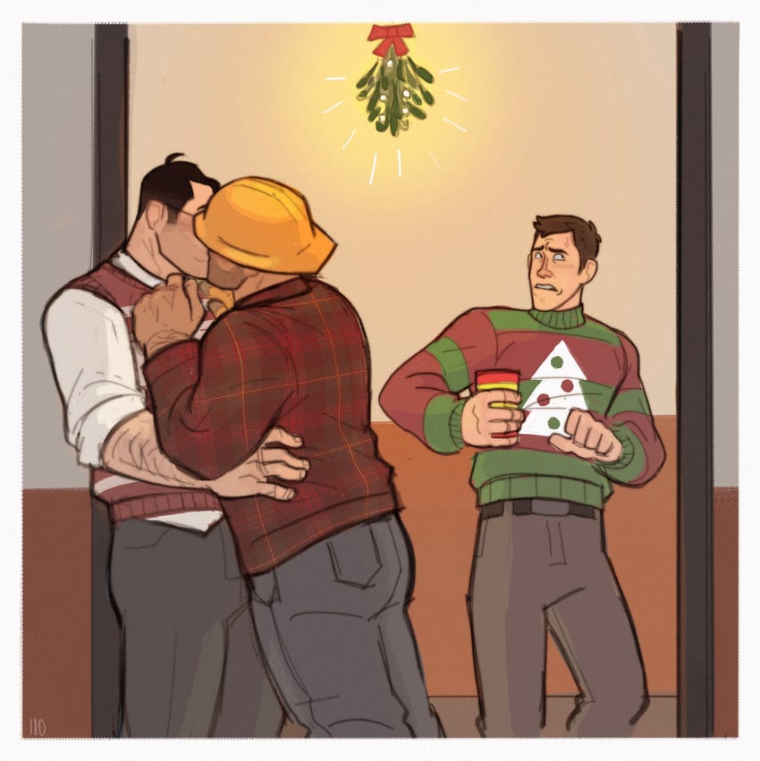 scout, engineer, medic, and red engineer (team fortress 2) drawn by creedei