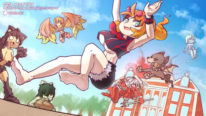 spartte (futa may cry) drawn by k.blank