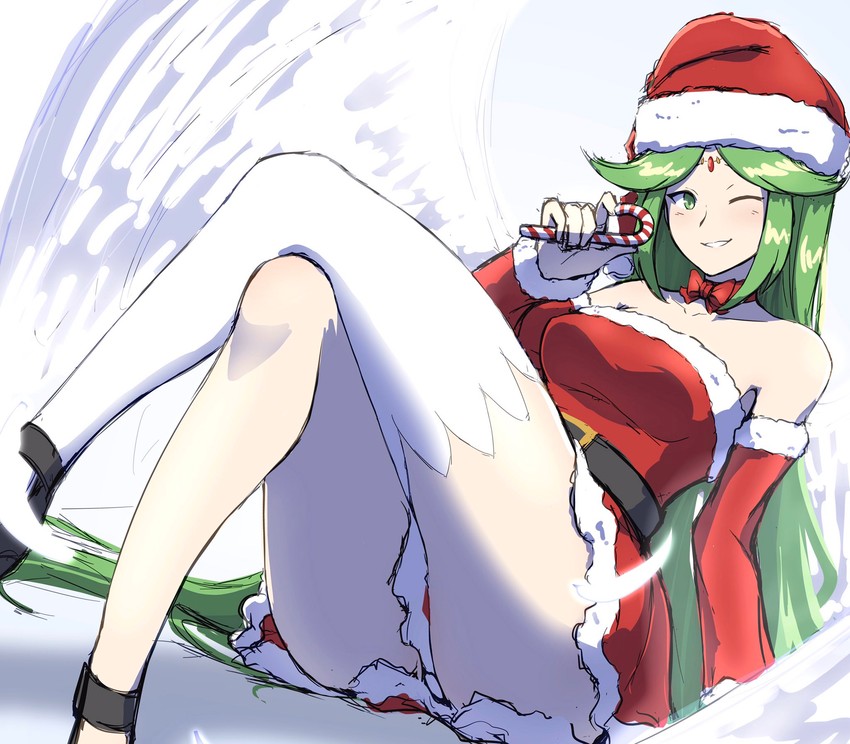 palutena (super smash bros. and 2 more) drawn by phiphi-au-thon