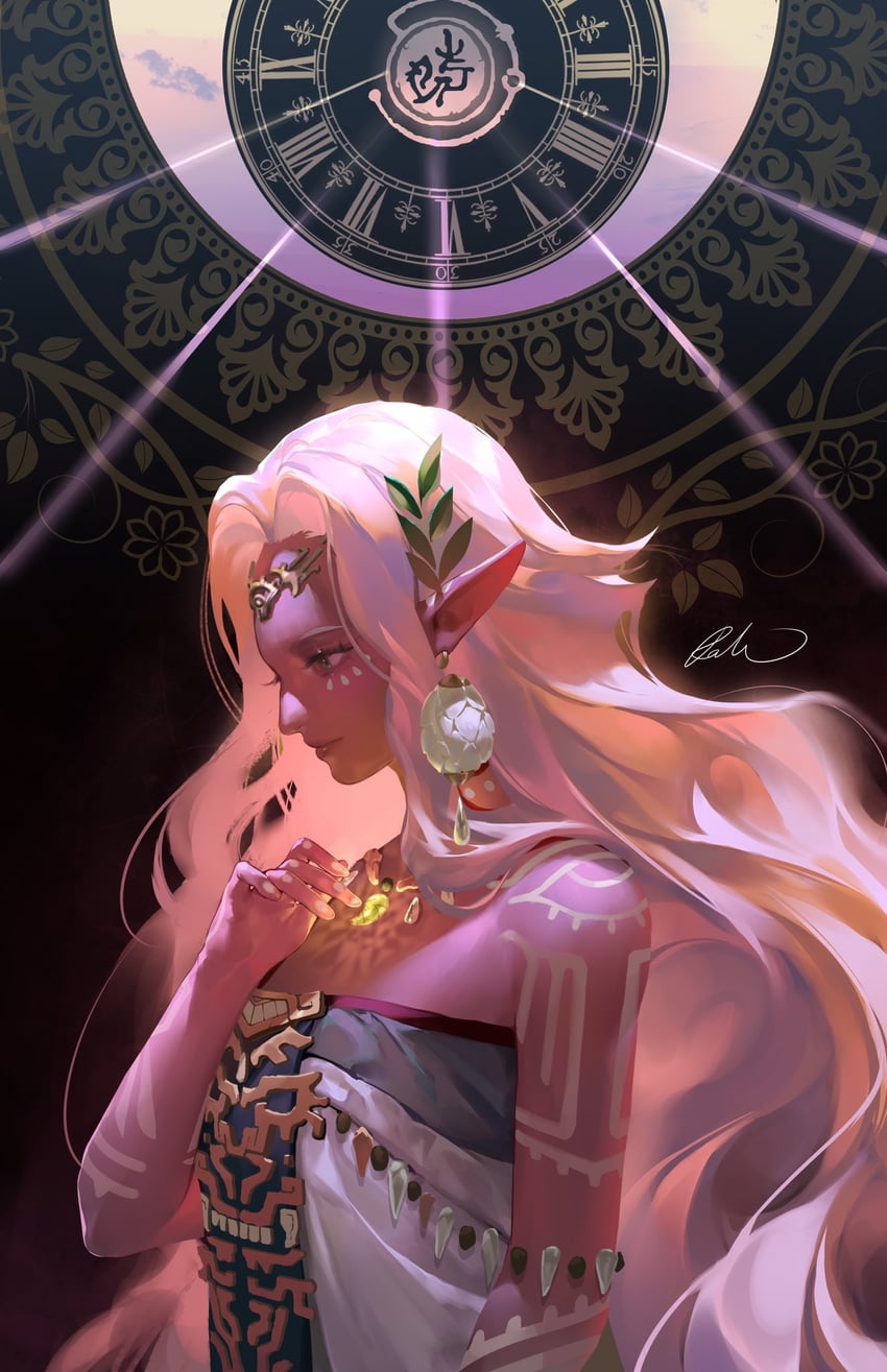 sonia (the legend of zelda and 1 more) drawn by rat_chuuu
