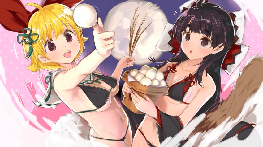 kotetsu and kikuri (choukou and 1 more) drawn by yaegashi_nan
