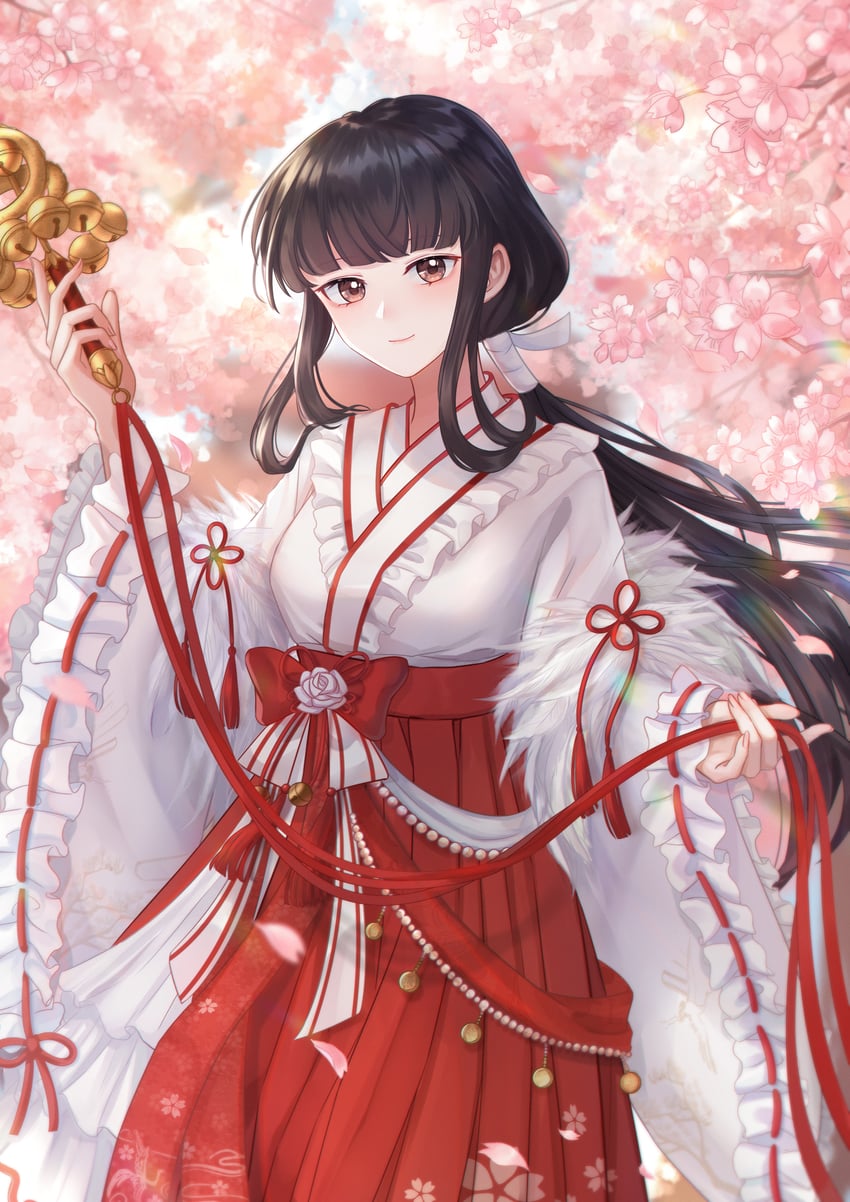kikyou (inuyasha) drawn by jiegeng_zhuye