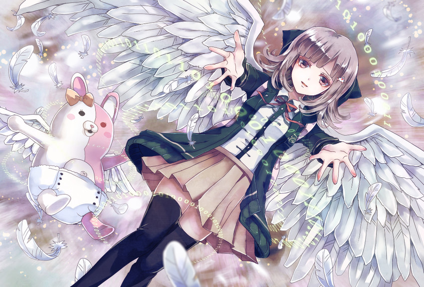 nanami chiaki and monomi (danganronpa and 2 more) drawn by z-epto_(chat-noir86)