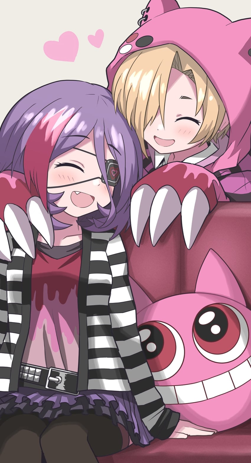 shirasaka koume and hayasaka mirei (idolmaster and 2 more) drawn by halulu