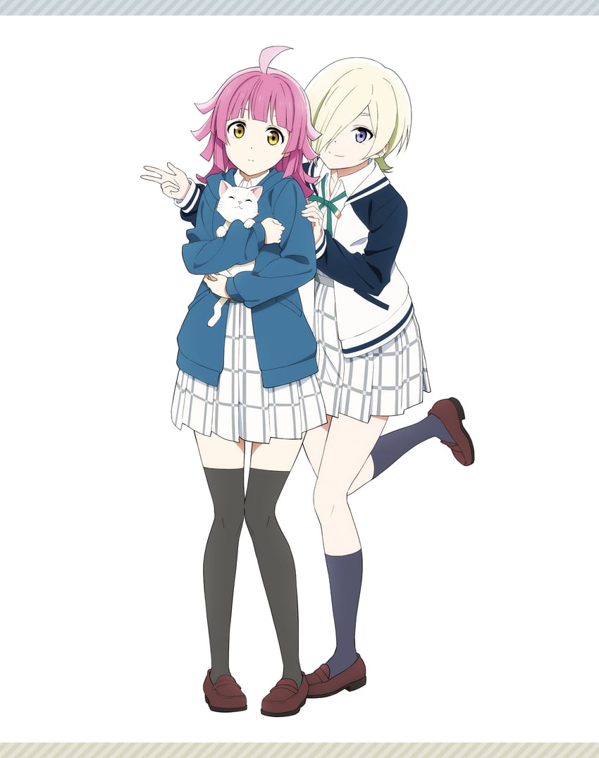 tennoji rina, mia taylor, and hanpen (love live! and 1 more)