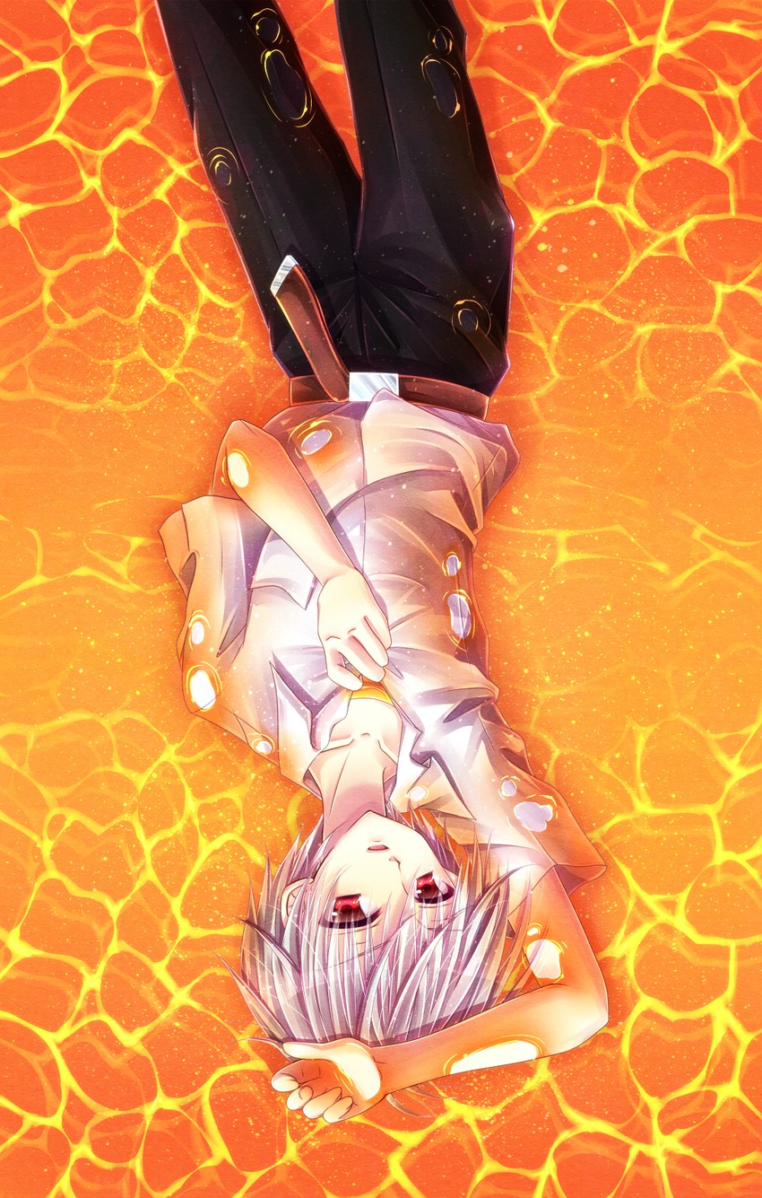 nagisa kaworu (neon genesis evangelion) drawn by momomiya_mion