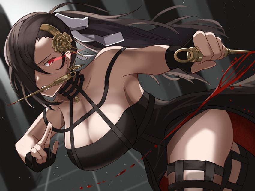 yor briar and kagero (fire emblem and 2 more) drawn by peli_cantaro