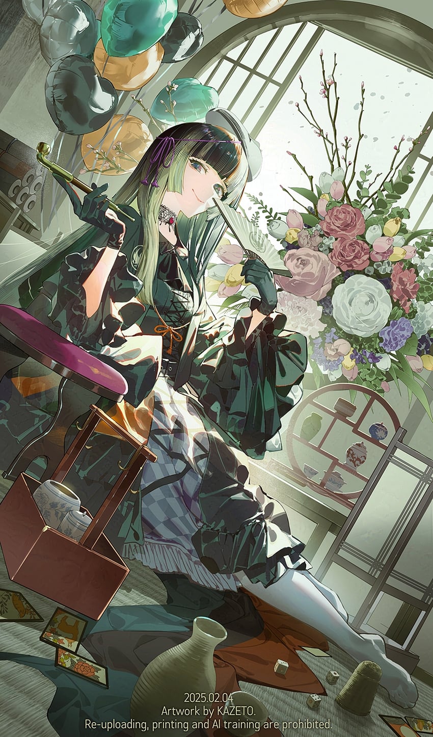 juufuutei raden (hololive and 1 more) drawn by kazeto