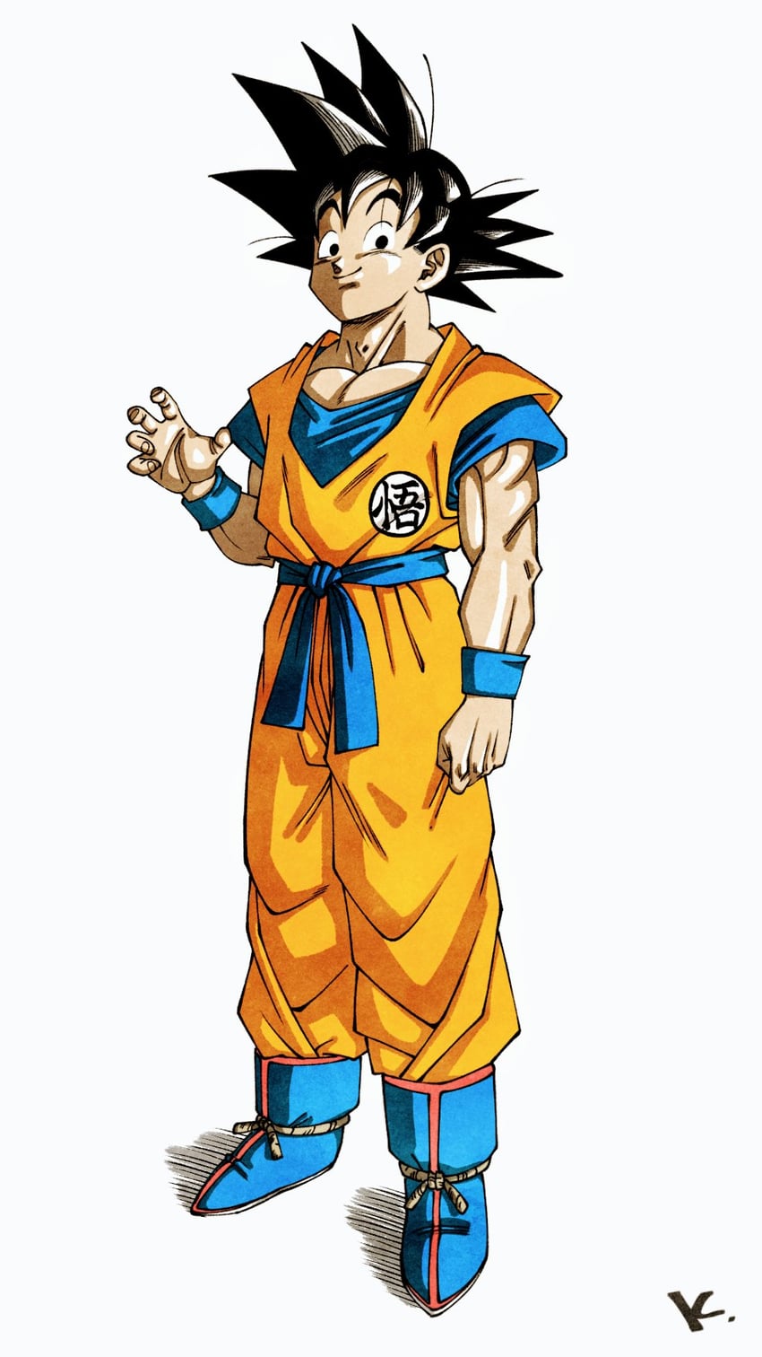 son goku (dragon ball and 1 more) drawn by kakeru_(dbskakeru)