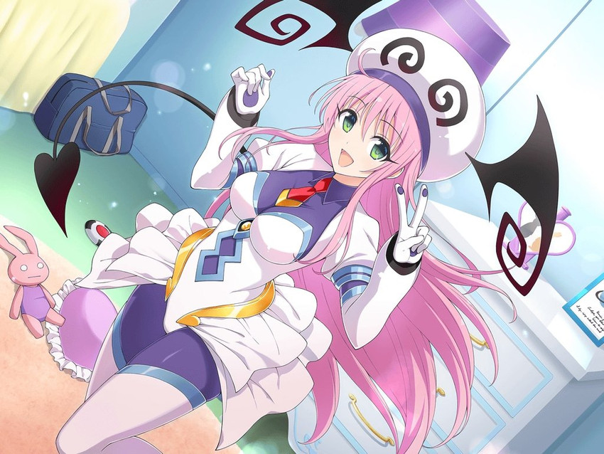 lala satalin deviluke (senran kagura and 2 more) drawn by yaegashi_nan