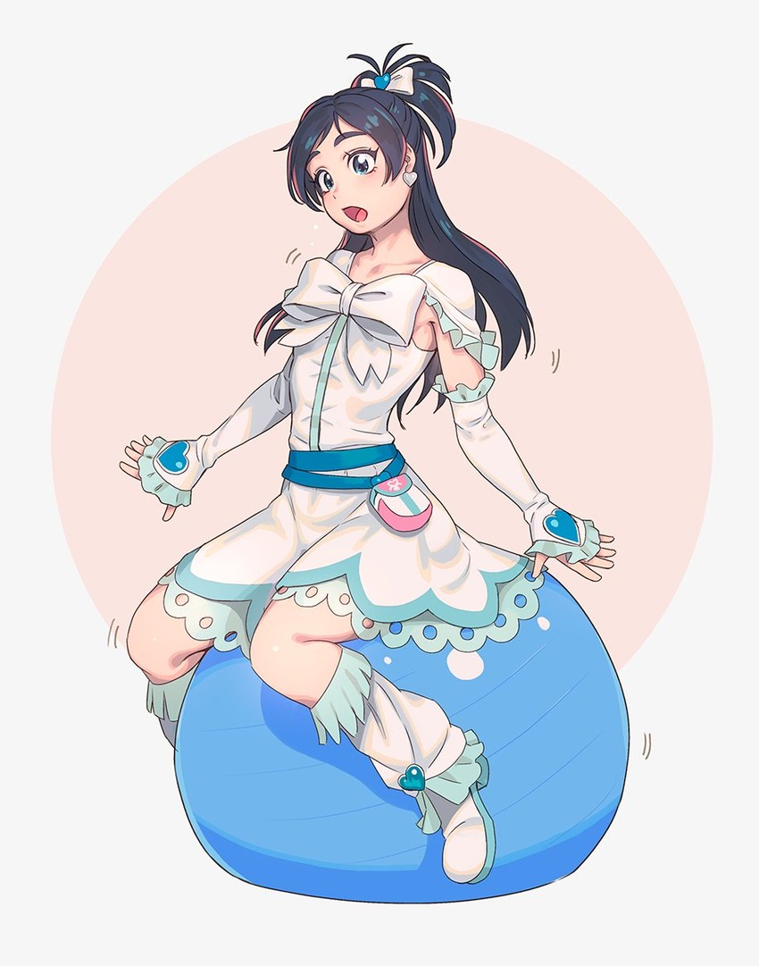 yukishiro honoka and cure white (precure and 1 more) drawn by yuuji_(and)