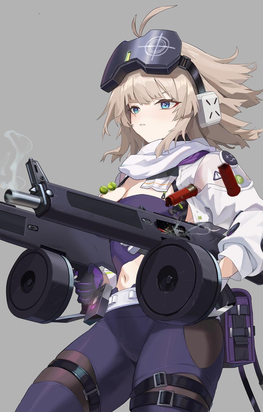 aa-12 and lind (girls' frontline and 1 more) drawn by haohaomaster