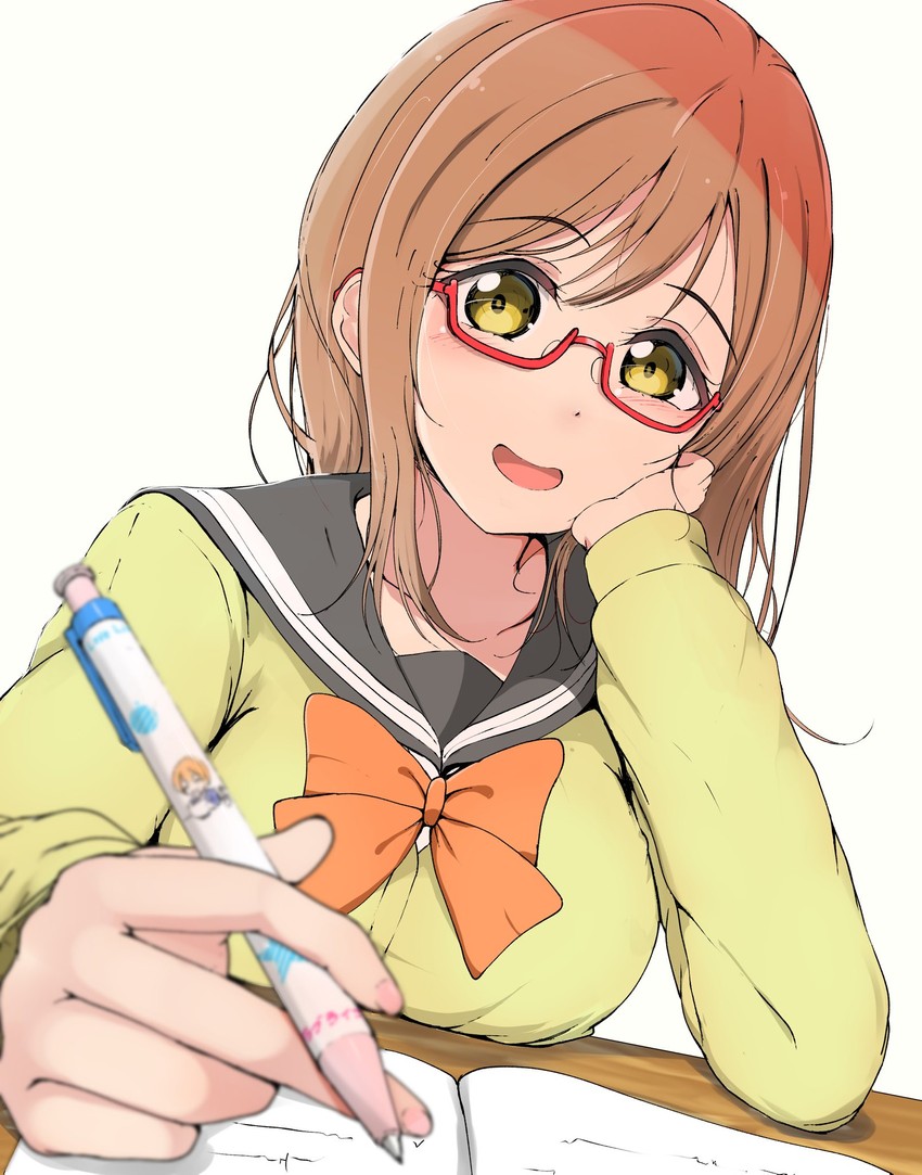 hoshizora rin and kunikida hanamaru (love live! and 2 more) drawn by ankoiri