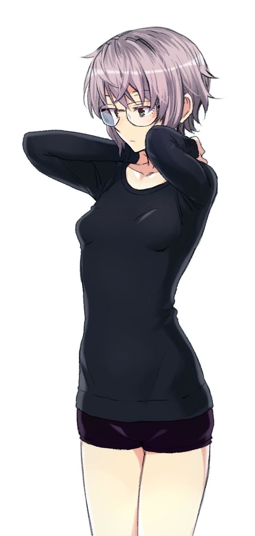 nagato yuki (suzumiya haruhi no yuuutsu and 2 more) drawn by puyo_(puyotopia)