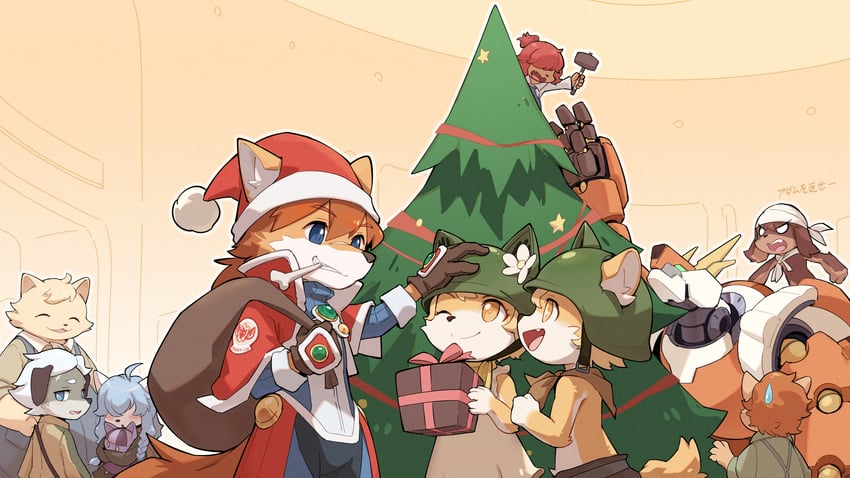 red savarin, jin macchiato, boron brioche, socks million, wappa charlotte, and 4 more (little tail bronx and 2 more) drawn by kabo_(kabo_lab)