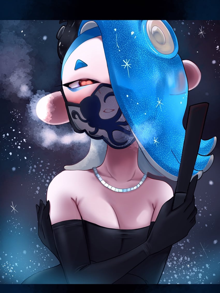 shiver (splatoon and 1 more) drawn by nu_(ura_mya_pain)