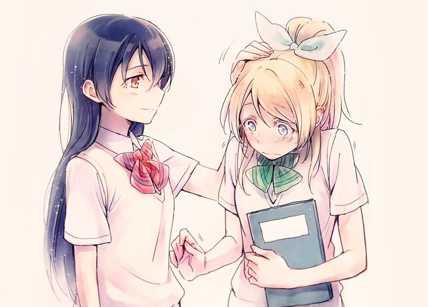sonoda umi and ayase eli (love live! and 1 more) drawn by yukiiti