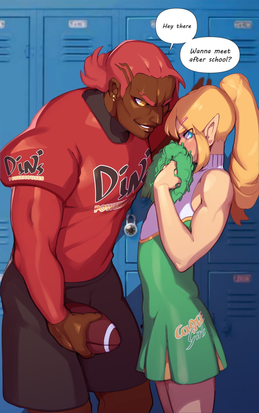 link and ganondorf (the legend of zelda) drawn by combos_&_doodles