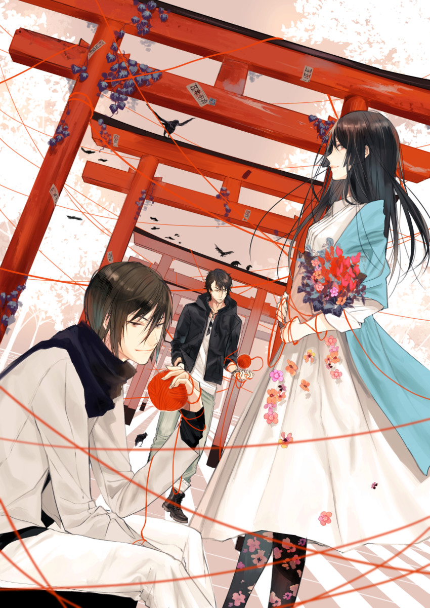 takamiya zen, saijou yukio, and ninomae shunichirou (ayakashi hodokiya) drawn by vient