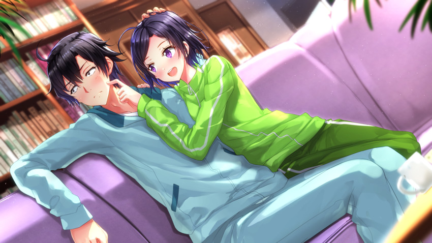 hikigaya hachiman and hikigaya komachi (yahari ore no seishun lovecome wa machigatteiru.) drawn by swordsouls