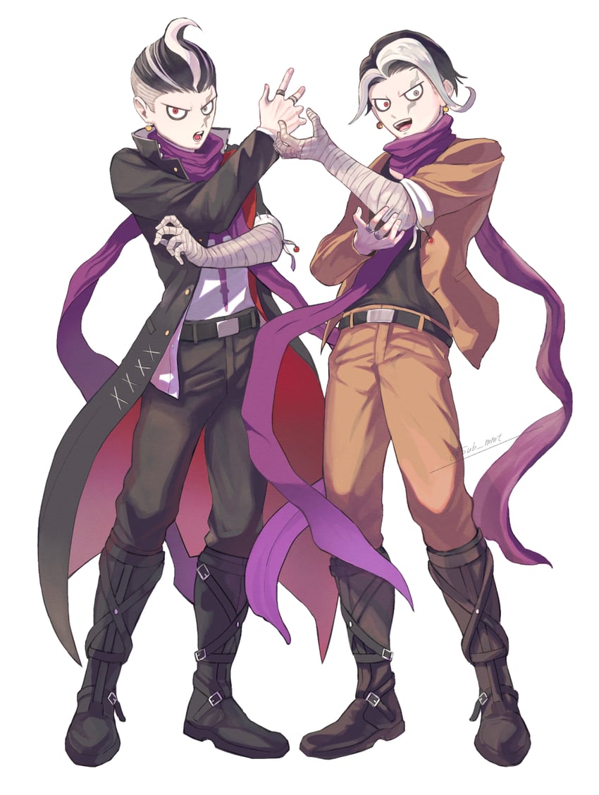 tanaka gundham (danganronpa and 1 more) drawn by mt2_(sub_mmt)